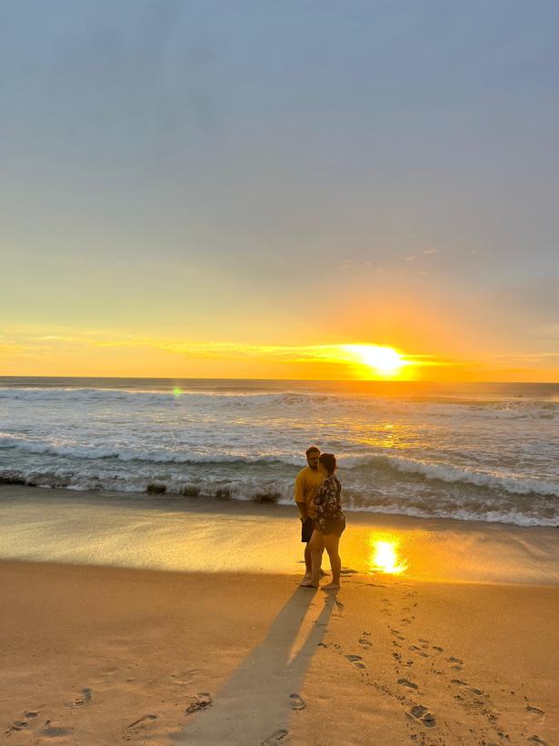 Amanhecer na praia